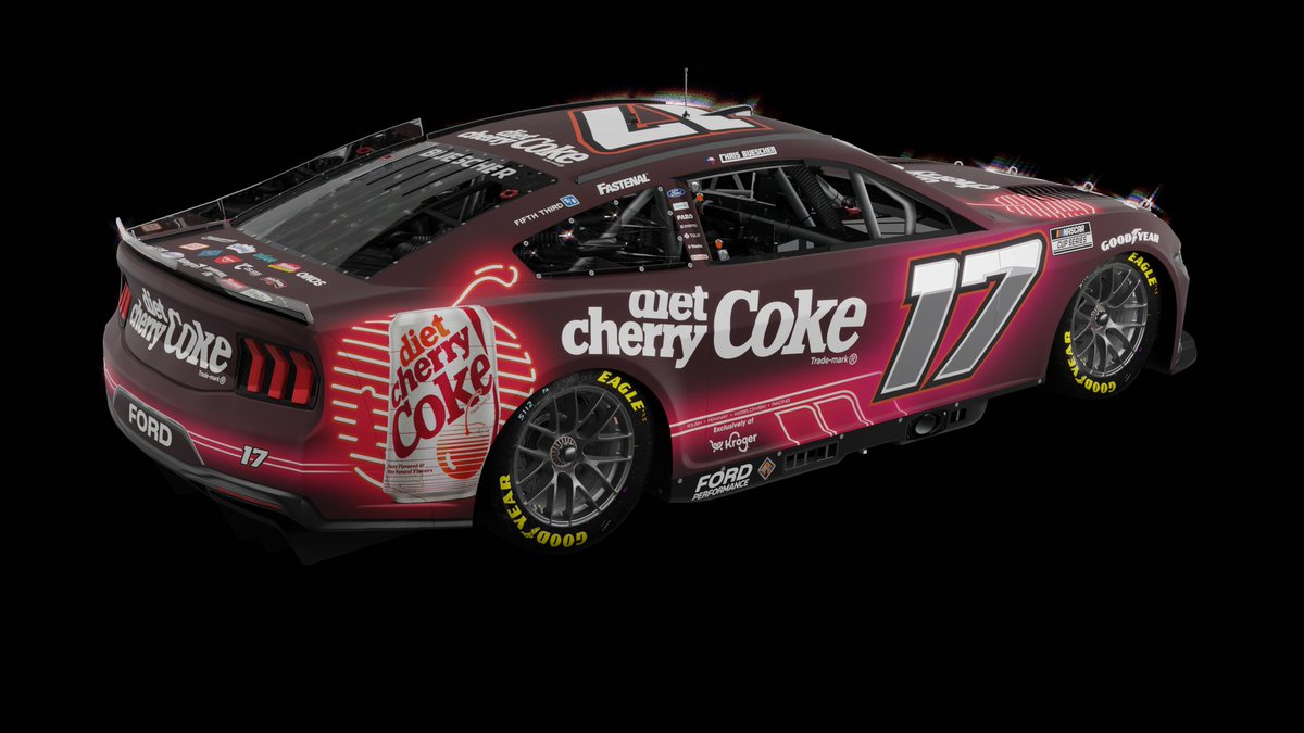 A_S12's tweet image. .@CocaCola will promote a limited-time offering of 1980-style Diet Cherry Coke that is being sold @Kroger family stores with Kroger's paint scheme with RFK Racing for this weekend's Brickyard 400 @IMS.