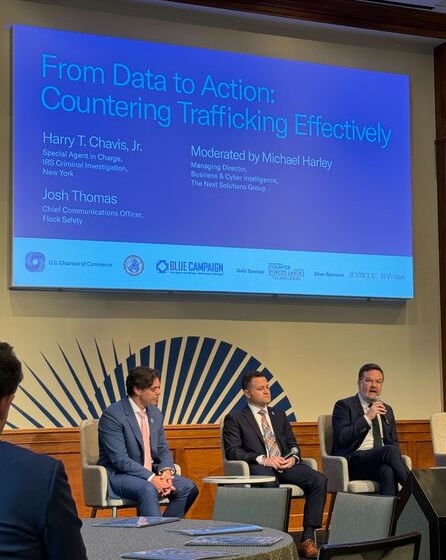 Flock_Safety's tweet image. Flock Safety’s CCO, Josh Thomas, joins a panel to discuss evidence-based strategies and partnerships to end human trafficking.
WATCH ON DEMAND: "The Approaches to Combating Human Trafficking": 🔗 bit.ly/40qIN88