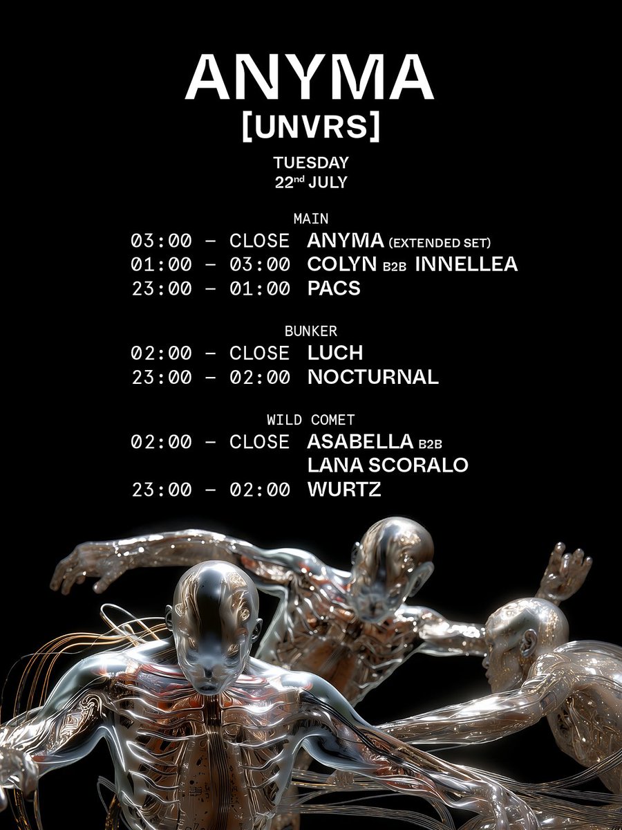 anyma_eva's tweet image. Week 3 UNVRS 👁️
@unvrsibiza