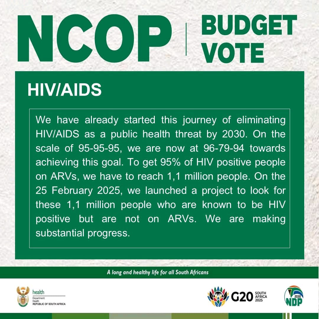 HealthZA's tweet image. NCOP Budget Vote I HIV/AIDS
Read more:: health.gov.za/wp-content/upl…
#HealthBudgetVote