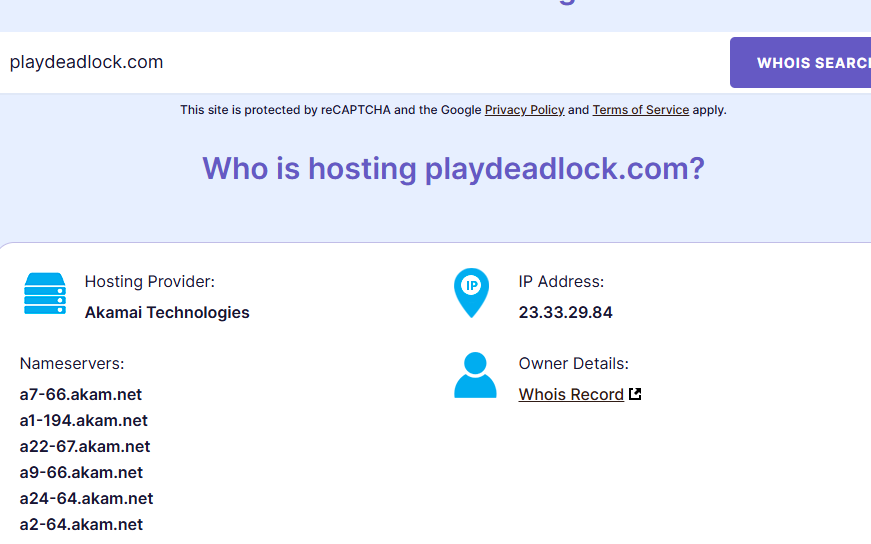 PolymarketDLock's tweet photo. ❗️Deadlock Open Beta Test?

➖ The website https://t.co/I1G9bMq504 has been moved to Akamai servers.
➖ Valve uses Akamai servers for all of its domains like https://t.co/4jGGCeTa61, https://t.co/s8w9d8lv0K, etc.
➖ Until now, the site had always been on Cloudflare servers.

#deadlock