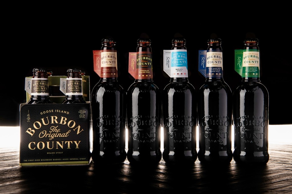 GooseIsland's tweet image. Meet the 2025 Bourbon County Brand Stout family. l8r.it/kPTO