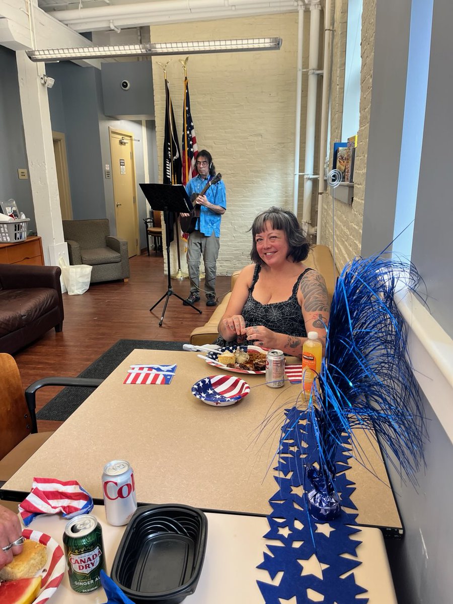🏡 Pleasant Street Apartments just celebrated 12 amazing years! Residents, Peabody staff, HUD-VASH, and Councilor Danielle Spang came together for BBQ, live music by Jonathan Keezing &amp; a fun raffle. Thanks to all who made it special! 💙 #PeabodyProud #CommunityMatters