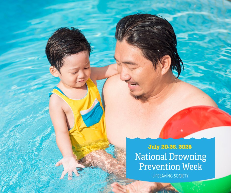 If you are not within arms' reach of children any time they are around water, you have gone too far. Stay focused and attentive, as drowning is fast, silent and preventable. #SaferTogether #NDPW2025