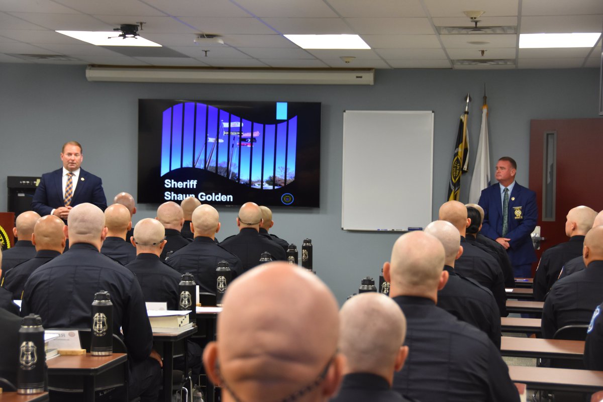 MonmouthSheriff's tweet image. .@SheriffGolden welcomes 62 recruits to the Mon Co Police Acad as they begin to prepare for a career in law enforcement.These future officers will undergo 22 weeks of training which will enable them to serve&protect w integrity, honor&commitment.
MCSO wishes all the best of luck.