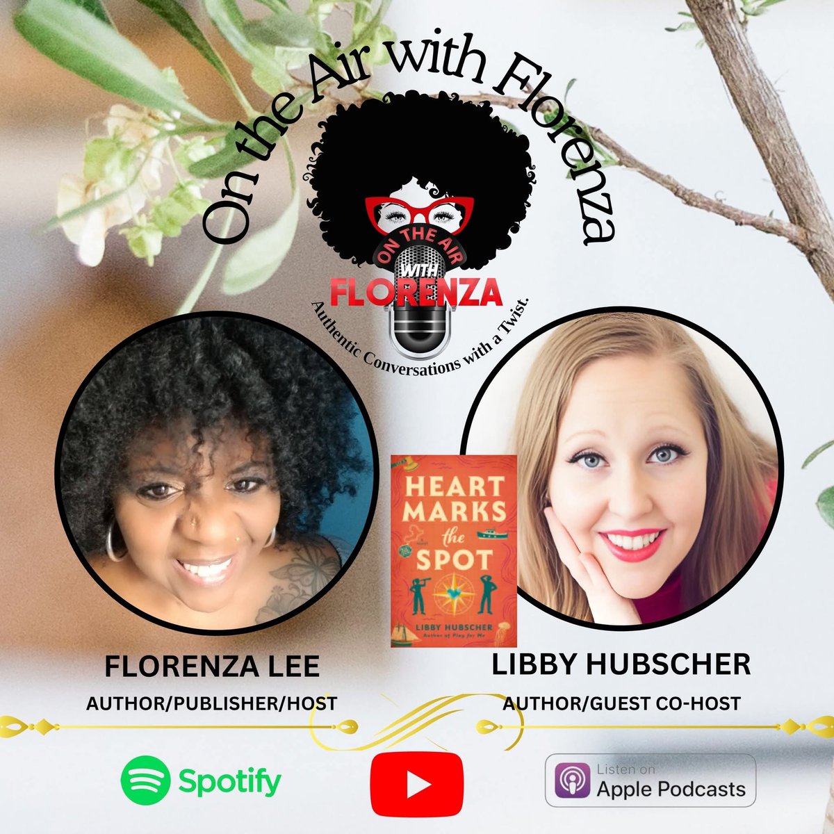 Florenza Denise Lee (@florenza_lee) on Twitter photo When it comes to lost treasure and old flames… some marks never fade.
YouTube: youtu.be/HIqfok8tBBw
SoundCloud: soundcloud.com/authorsontheai…
#HeartMarksTheSpot
#LibbyHubscher
<a href="/AuthorsontheAir/">Authors on the Air</a>
@LibbyHubscherAuthor When it comes to lost treasure and old flames… some marks never fade.
YouTube: youtu.be/HIqfok8tBBw
SoundCloud: soundcloud.com/authorsontheai…
#HeartMarksTheSpot
#LibbyHubscher
<a href="/AuthorsontheAir/">Authors on the Air</a>
@LibbyHubscherAuthor