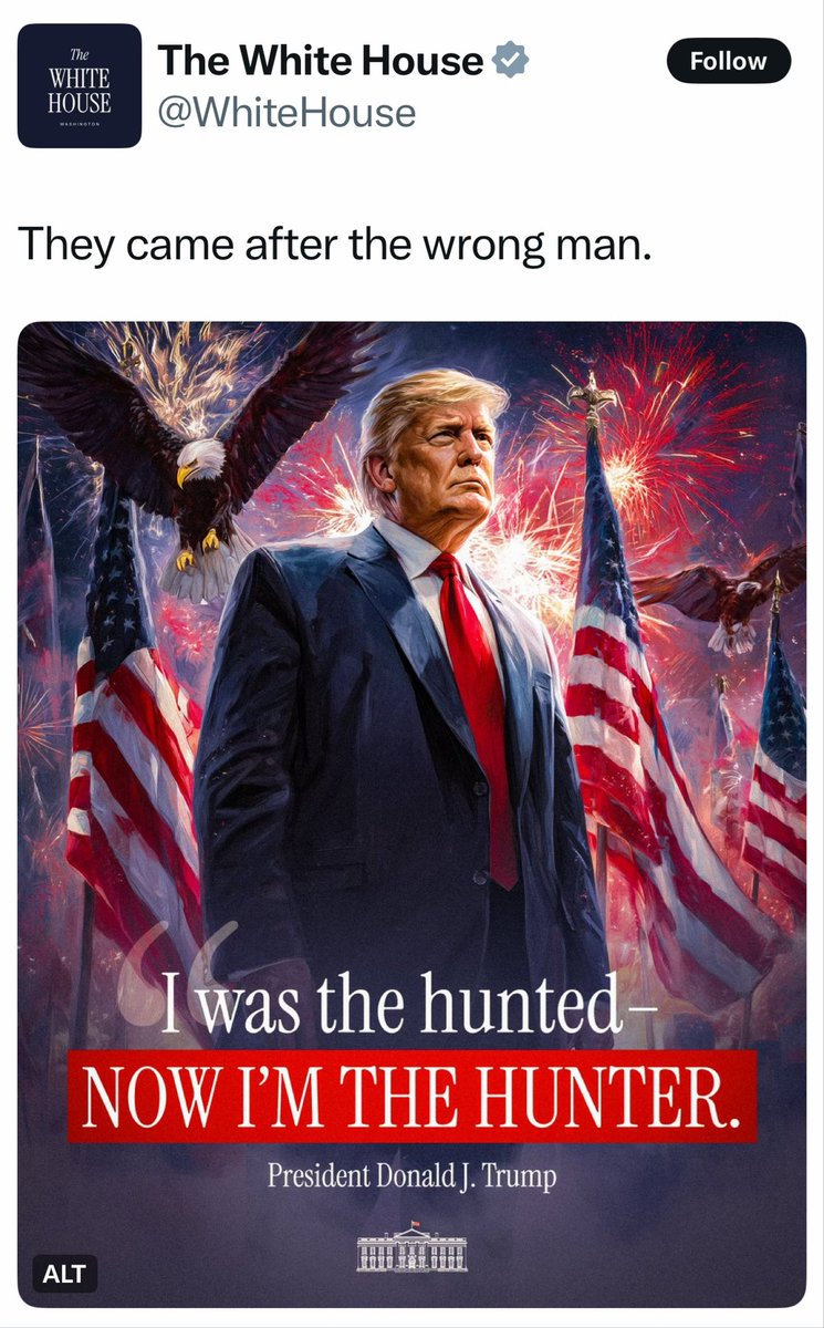UrbanistaRamon's tweet image. This is from the official White House account!
Dude is off the rails🛤️🛤️🛤️