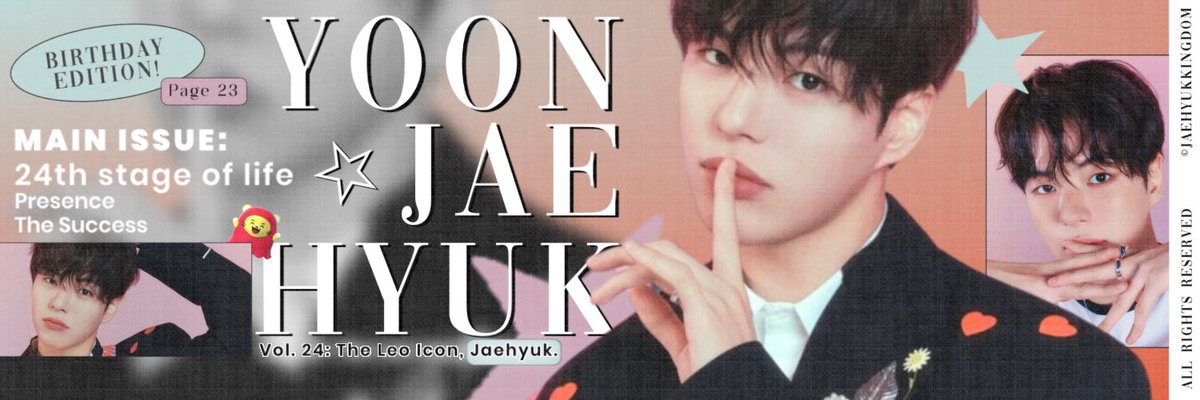 ㅤ
More than just an outfit, style is the unspoken impression that defines signature touch. Presence frames identity beyond any copy. Here, it's all yours to make a statement with bold prints and 𝗳𝗲𝗮𝗿𝗹𝗲𝘀𝘀 𝗳𝗮𝘀𝗵𝗶𝗼𝗻. 📸

✦ [bingkai.in/jaehyukbirthday]
 ㅤ