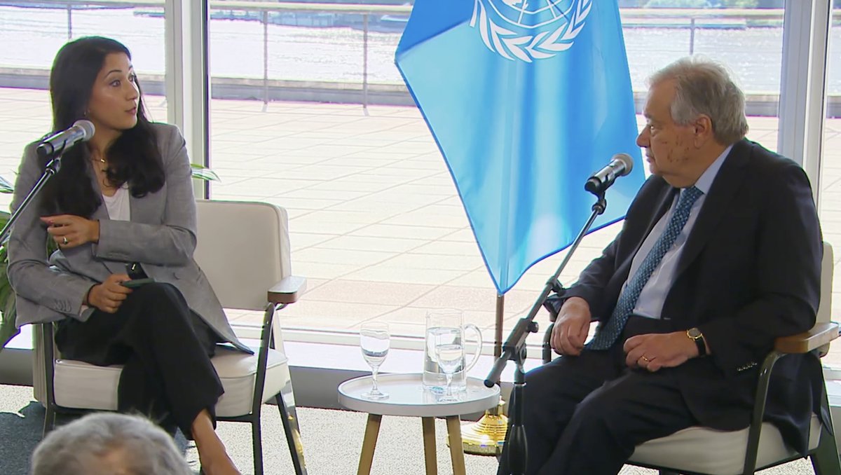 ONUinfo's tweet image. 🔴 EN DIRECT – conférence de presse @antonioguterres
« L’année dernière, la quasi-totalité de l’énergie fournie par les nouvelles capacités de production était renouvelable »
« Les sources d’énergie renouvelable ont généré près d’un tiers de l’électricité mondiale »