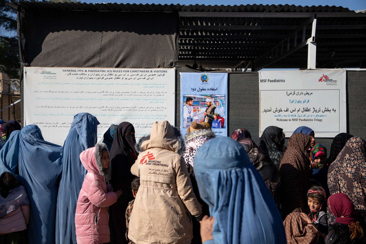 MSF_canada's tweet image. #Afghanistan: Over 13,700 children were seen in April at Boost hospital, the highest number since 2020. Families struggle to access care due to staffing gaps and facility closures.
Our teams continue to support health facilities, but more work is needed.
doctorswithoutborders.ca/afghanistan-pr…
