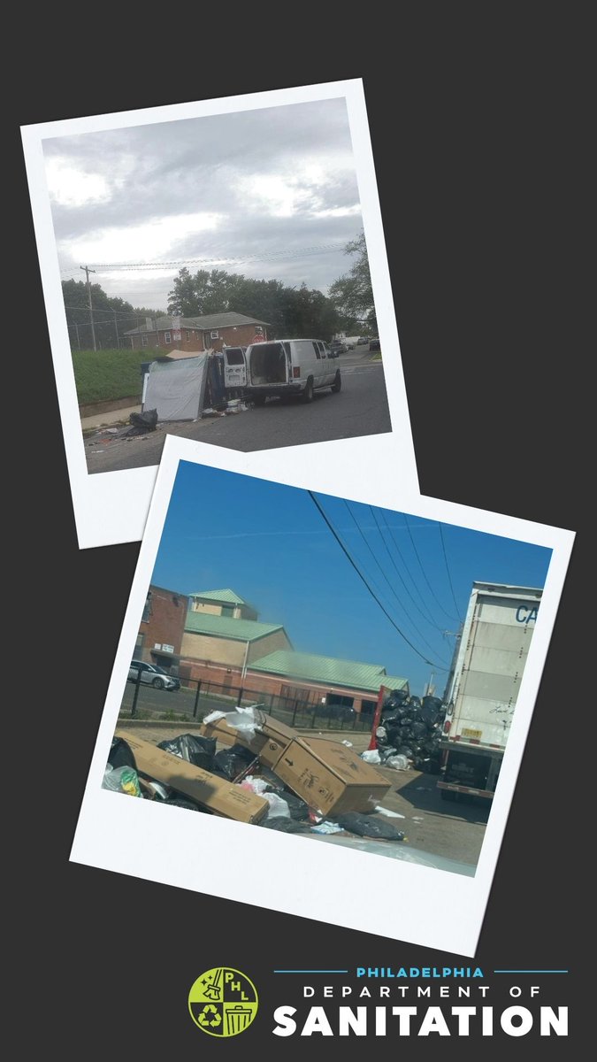 PhilaSanitation's tweet image. All of the 60+ dumpsites have been closed, yet those who took advantage, continue to take advantage. WARNING: We are and will continue to crack down on illegal dumping all across the city. Don't believe us, just watch! 📸