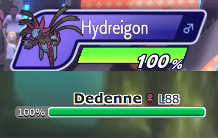 Lewchube's tweet image. seeing Pokémon Champions have fucking percentage health bars right from Showdown is something I thought I'd never see