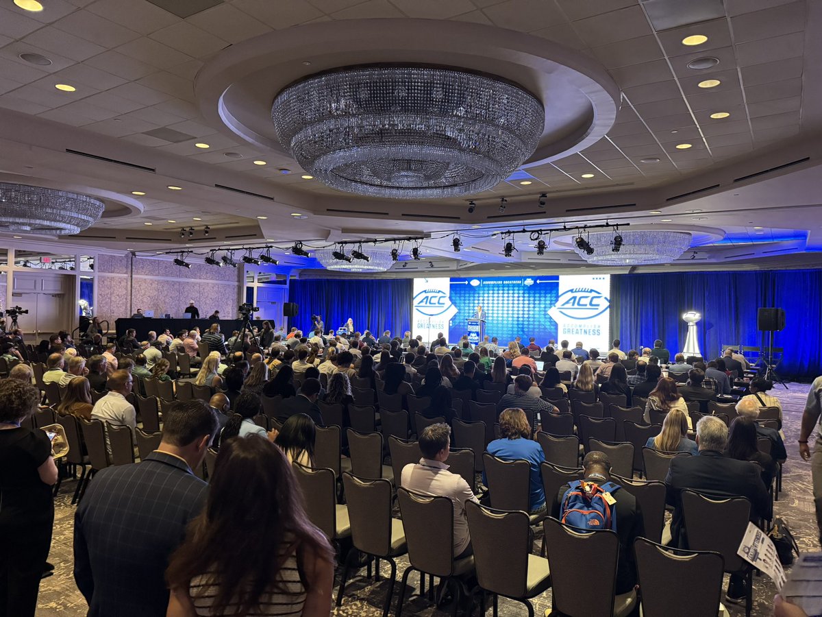 ACC Kickoff opening remarks from Jim Phillips has way more media in attendance than last year