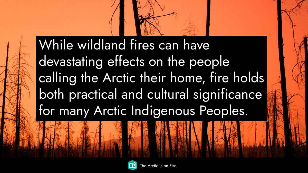 ArcticCouncil's tweet image. Indigenous Peoples in the Arctic have long used cultural burning to care for the land—boosting biodiversity & reducing wildfire risk. Suppressing these practices has made the Arctic more vulnerable for wildfires 🔥
➡️ Learn more in the StoryMap: arcg.is/145X0b0