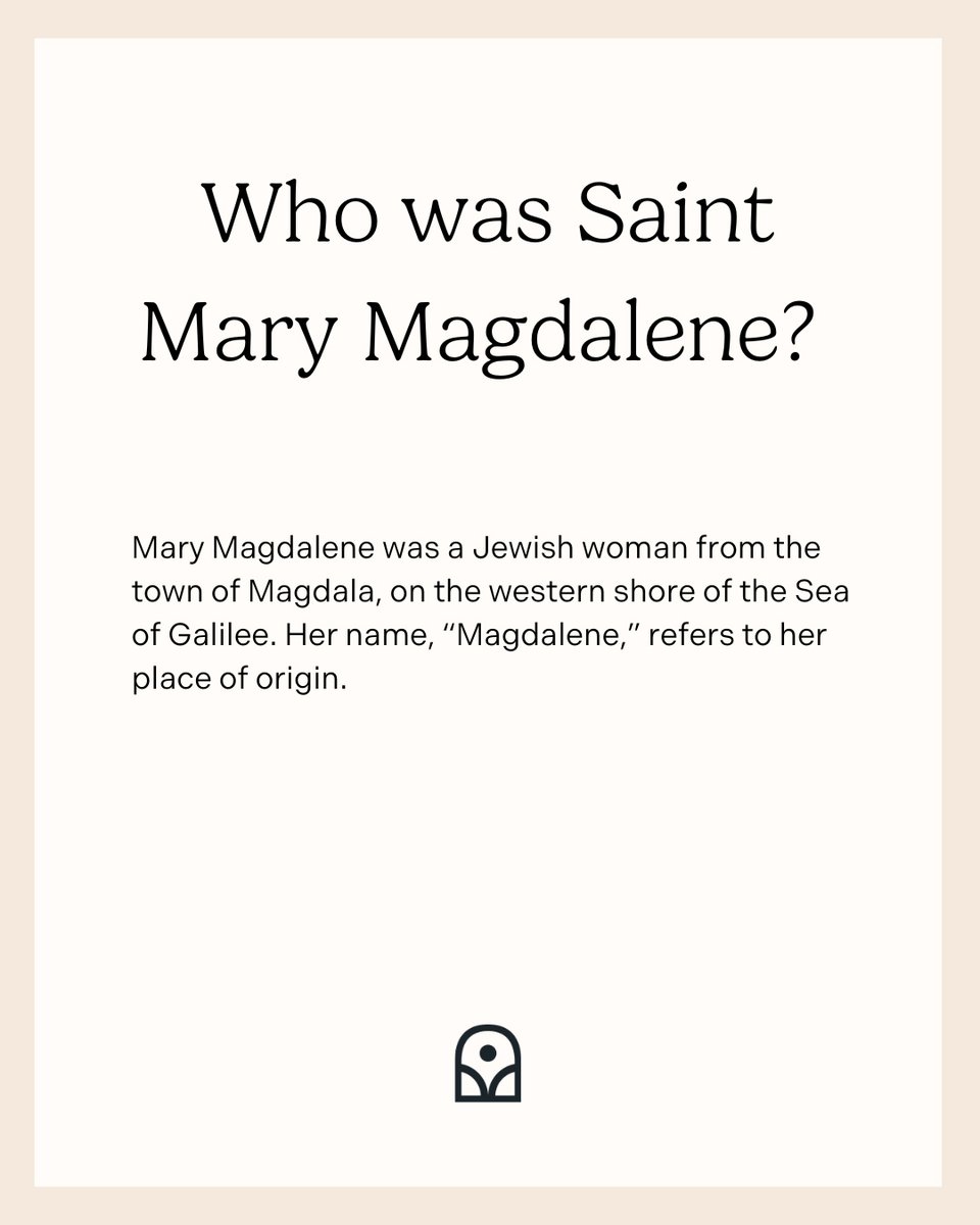 prayasugo's tweet image. Today is the feast of St Mary Magdalene, ‘apostle to the apostles’. Swipe to learn more about her…
#PrayAsYouGo #PrayAsYouGoAPP #prayerapp #Catholic #Christian #catholicapp #christianapp #Dailyprayer #prayerpodcast #Jesuit #bible #Catholicism #Christianity #Jesus #God #meditate