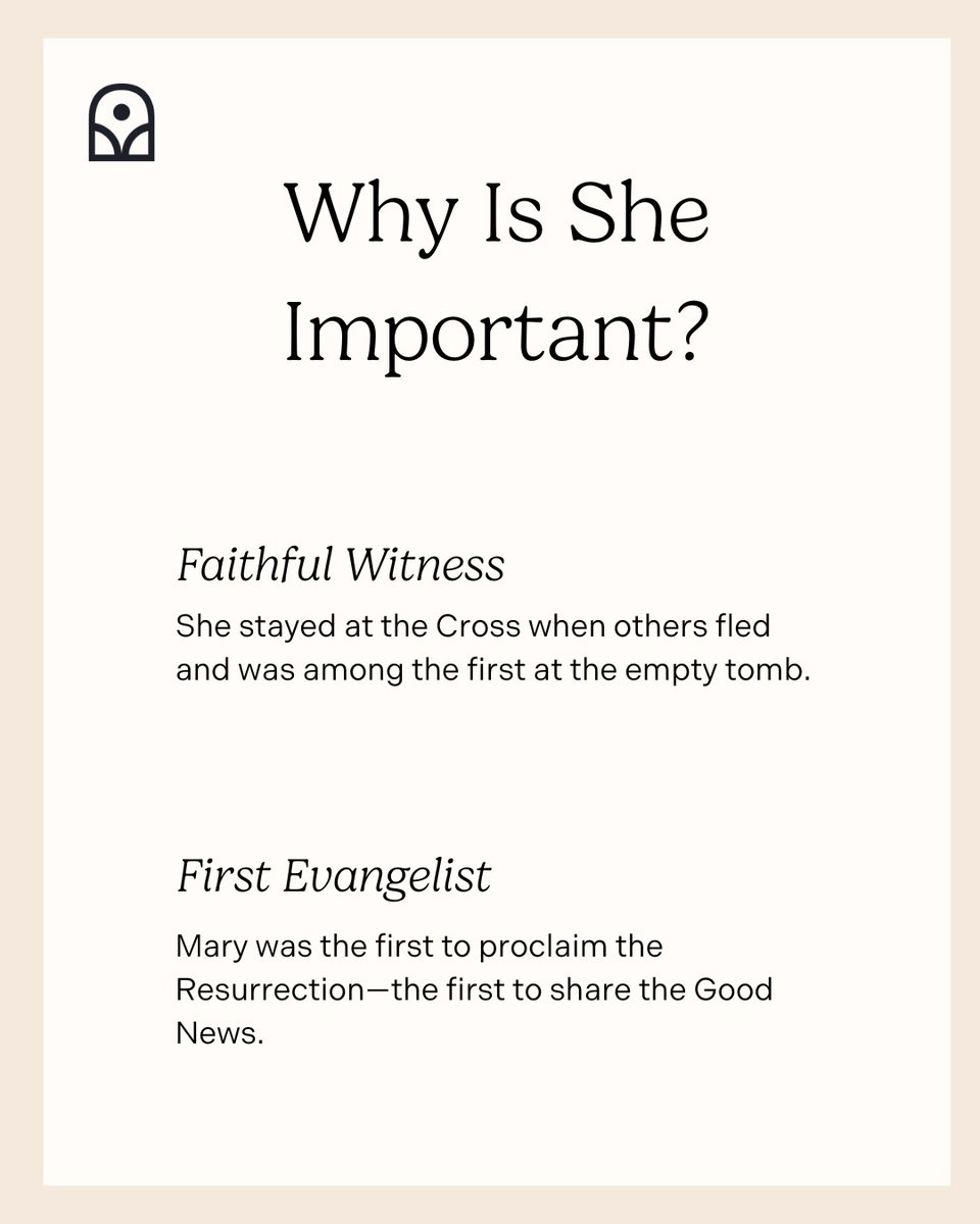 prayasugo's tweet image. Today is the feast of St Mary Magdalene, ‘apostle to the apostles’. Swipe to learn more about her…
#PrayAsYouGo #PrayAsYouGoAPP #prayerapp #Catholic #Christian #catholicapp #christianapp #Dailyprayer #prayerpodcast #Jesuit #bible #Catholicism #Christianity #Jesus #God #meditate