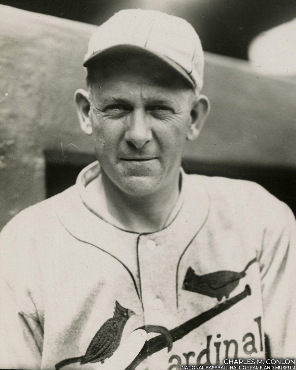 baseballhall's tweet image. Jesse Haines, a Hall of Fame knuckleballer and core member of the @Cardinals Gashouse Gang, was born #OTD in 1893.
In his words, “I don’t believe any batter in uniform likes to face a good knuckleballer when it’s sweeping in with a lot of zip and breaking right.”