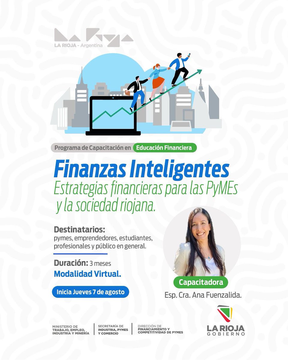 🚀 Te invitamos a participar del Programa de Capacitación en Educación Financiera

📆Este ciclo de capacitación es gratuito y comenzará el 7 de agosto. 

⚠️¡Cupos limitados!

Link de inscripción: 👇🏻
forms.gle/E8Q6LSztmhECxR…
