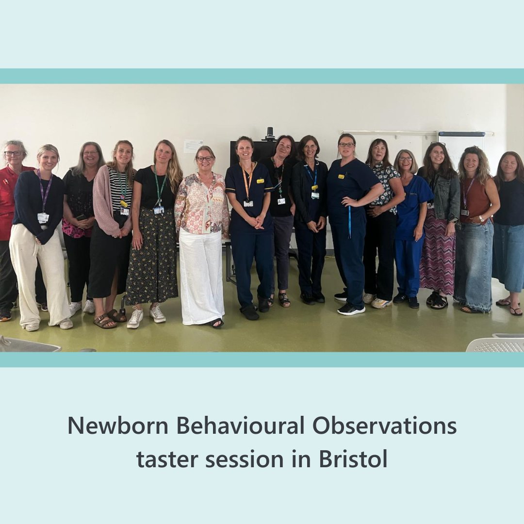 BrazeltonUK's tweet image. Yesterday, our director met 40+ professionals in Bristol—midwives, neonatal & perinatal staff, and HVs—for a taster in the Newborn Behavioural Observations. It was great celebrate their work and inspire these professionals with new ways to support parent-infant relationships.♥️