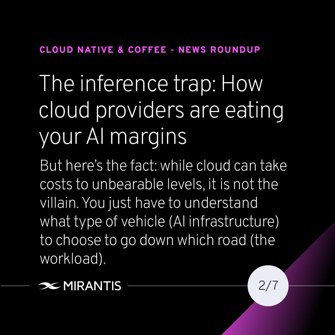 MirantisIT's tweet image. Your quick cloud catch-up is here! Dive into top cloud-native trends and updates in just 2 minutes. ☁️☕️
Enjoy! buff.ly/EDRYwJW
