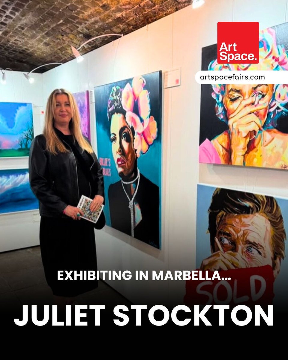 artspacefairs's tweet image. 🎨 We’re excited to welcome artist Juliet Stockton to Art Space Marbella 2025!

🎟 FREE TICKETS - buff.ly/kLmtDv3
📍 Where: Anantara Villa Padierna Palace Benahavís Marbella Resort
📅 When: July 31st – August 3rd 2025

#JulietStockton #ArtSpaceMarbella2025 #ArtFair2025