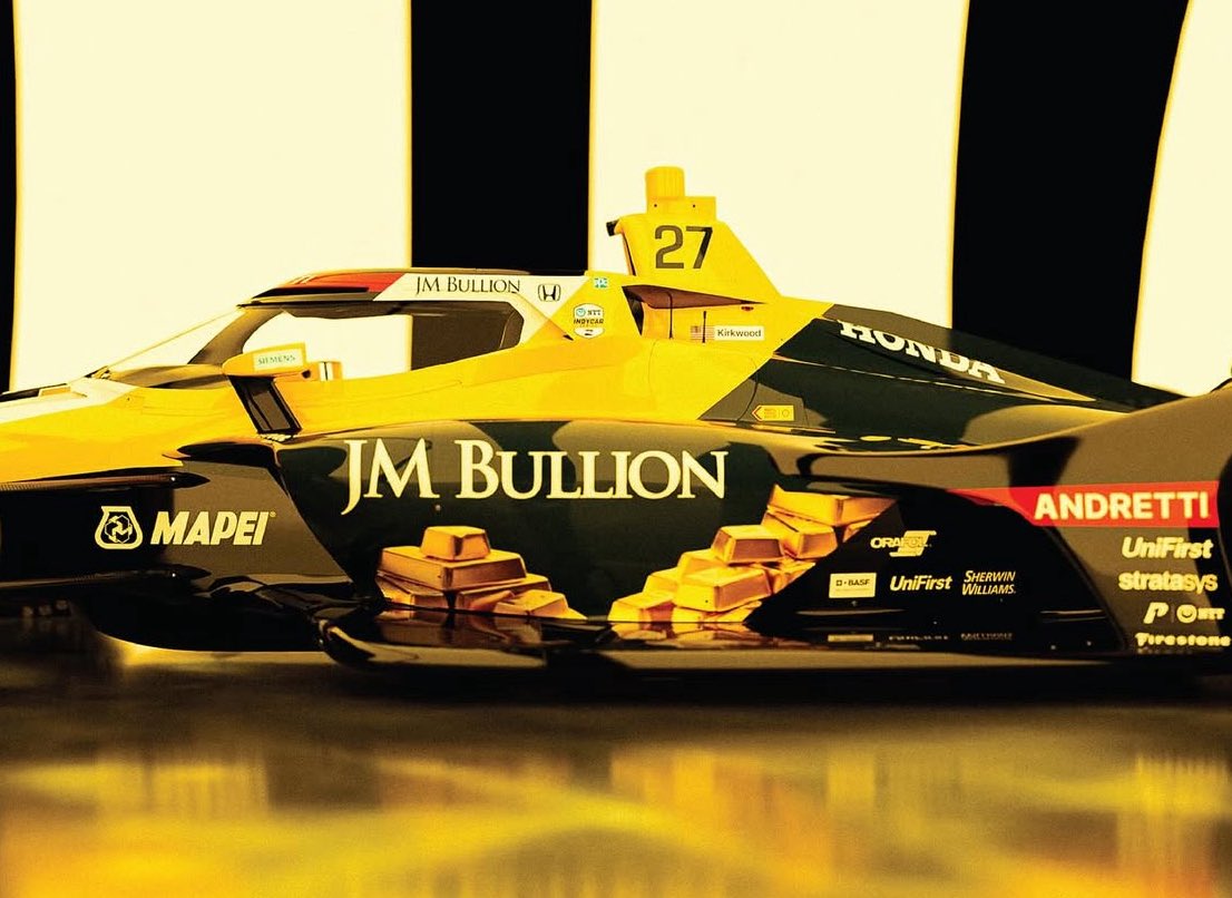 Hickey93's tweet image. 𝗡𝗘𝗪 𝗟𝗜𝗩𝗘𝗥𝗬 𝗔𝗟𝗘𝗥𝗧
JM Bullion joins the 𝗞𝗬𝗟𝗘 𝗞𝗜𝗥𝗞𝗪𝗢𝗢𝗗 machine this weekend
#INDYCAR