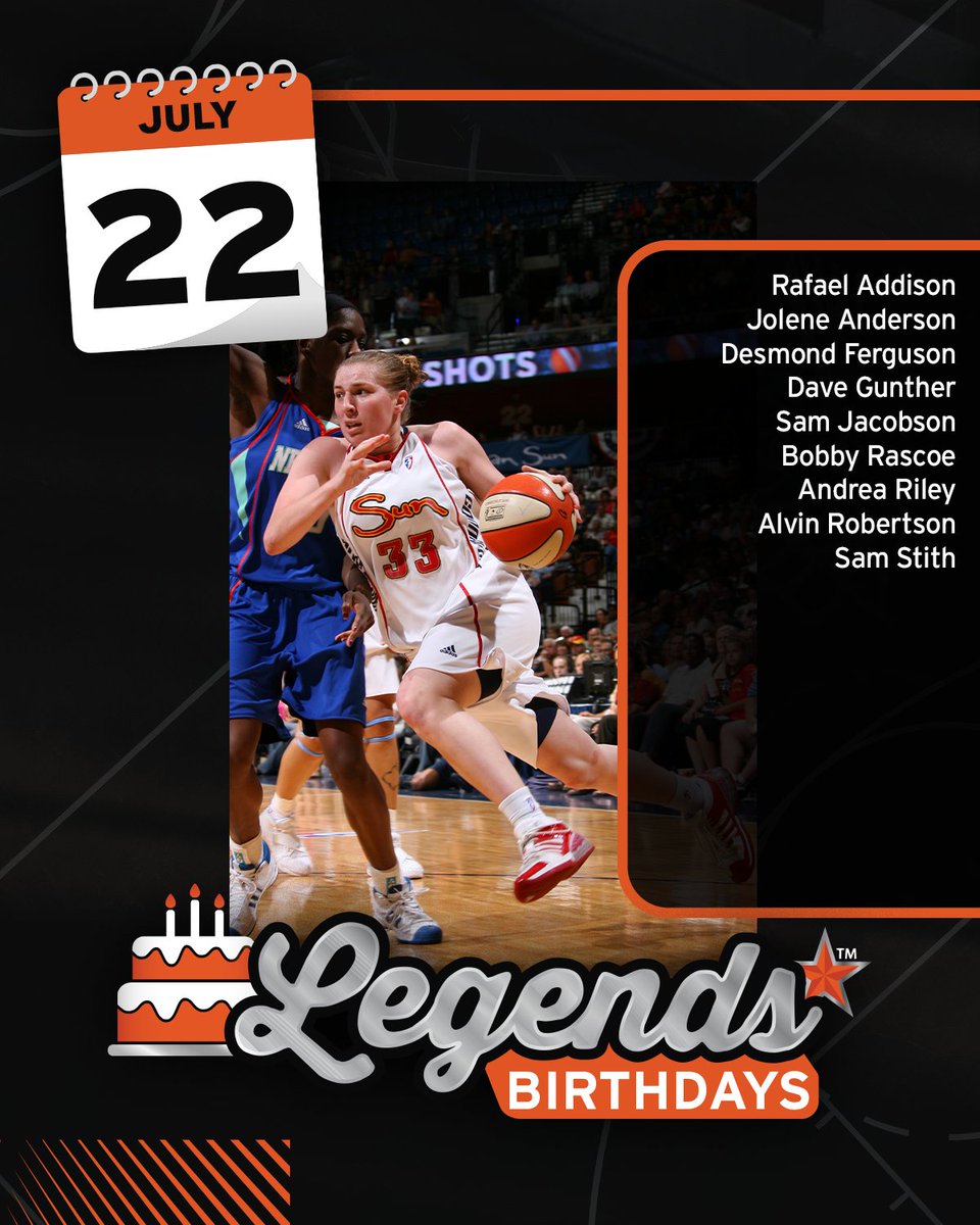 NBAalumni's tweet image. Join us in wishing a HAPPY BIRTHDAY to these #NBA and #WNBA Legends 🎉
#LegendsofBasketball #NBABDAY #WNBABDAY