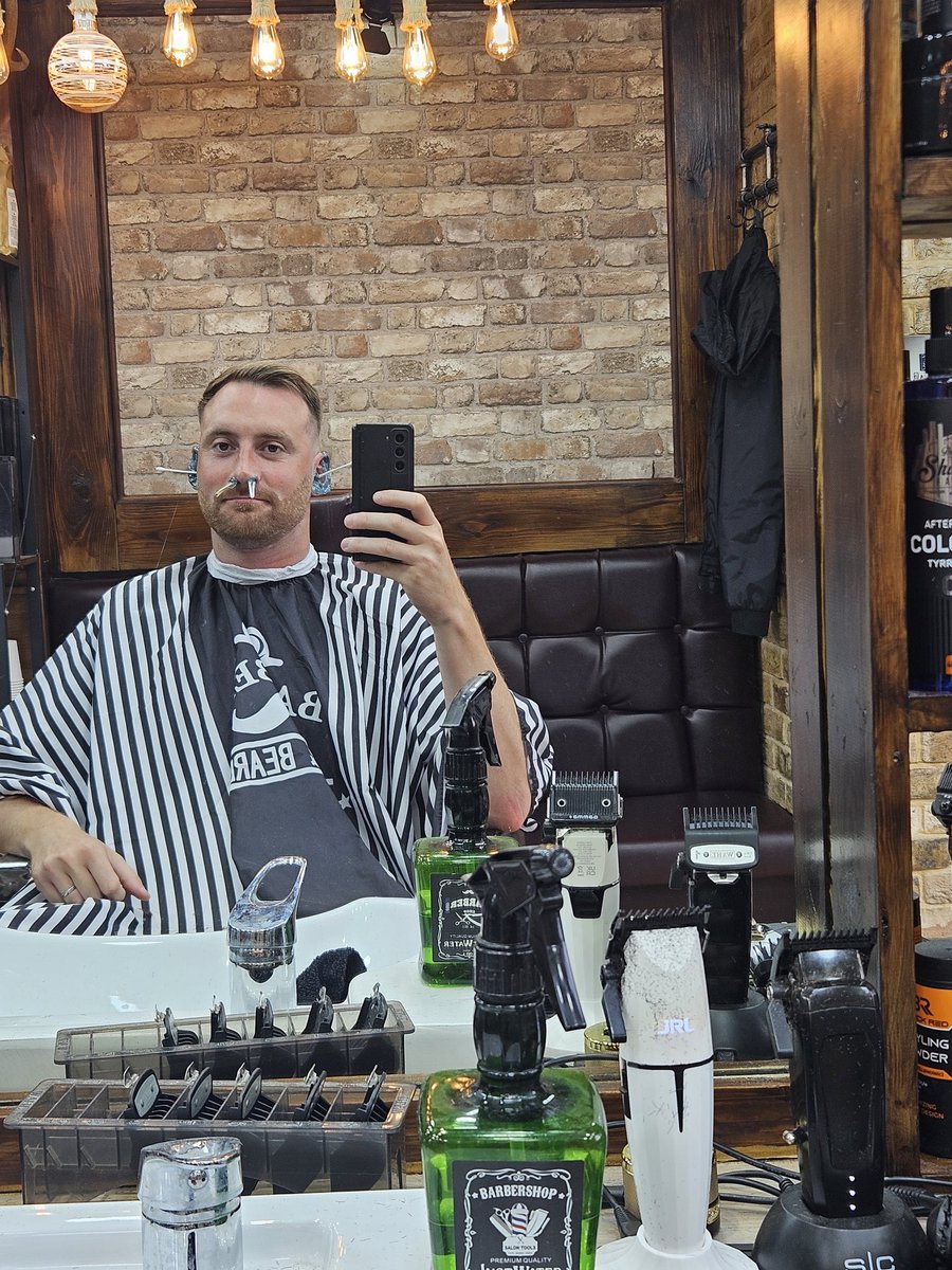 tobytarrant's tweet image. If you had 33 in the &quot;what age will Toby start needing to get his nose and ears waxed when he goes to the barbers&quot; sweepstake... congratulations you won.

I was way off, I had 62.