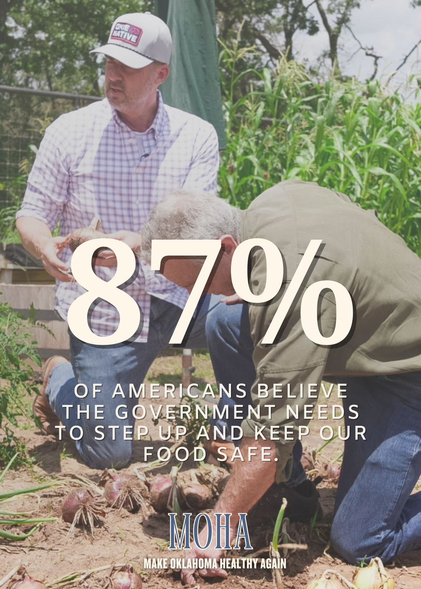 GovStitt's tweet image. Americans want safer food and MOHA is making it happen.