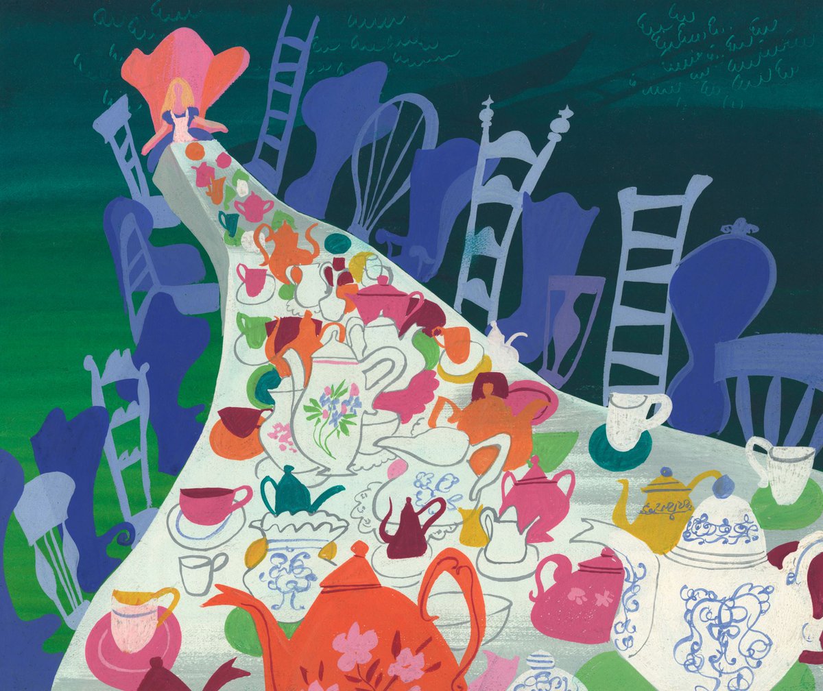 DSNYNewscast's tweet image. An all-new children's playground inspired by the art of Disney Legend Mary Blair called "Drawn to Wonderland" is coming to Disney's Hollywood Studios in 2026!
"Filled with an oversized flower garden with musical instruments, a Mad Tea Party playset and a Tulgey Wood exploration"