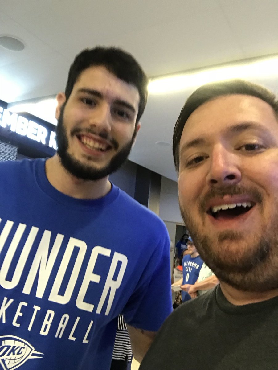 OKCChad's tweet photo. ⁦@alexabrines⁩ - Thanks for being apart of the Thunder family! Happy retirement!! https://t.co/eNHYWlvuXC