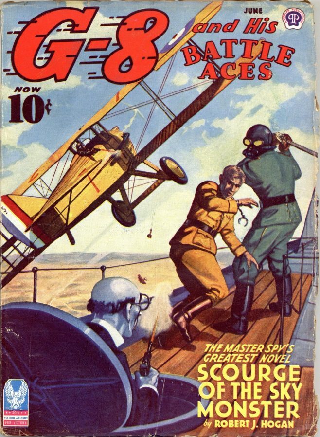 PulpCovers's tweet image. Scourge Of The Sky Monster
pulpcovers.com/scourge-of-the…
# Covers, Aircraft, Frederick Blakeslee, G-8 and His Battle Aces, Magazine
