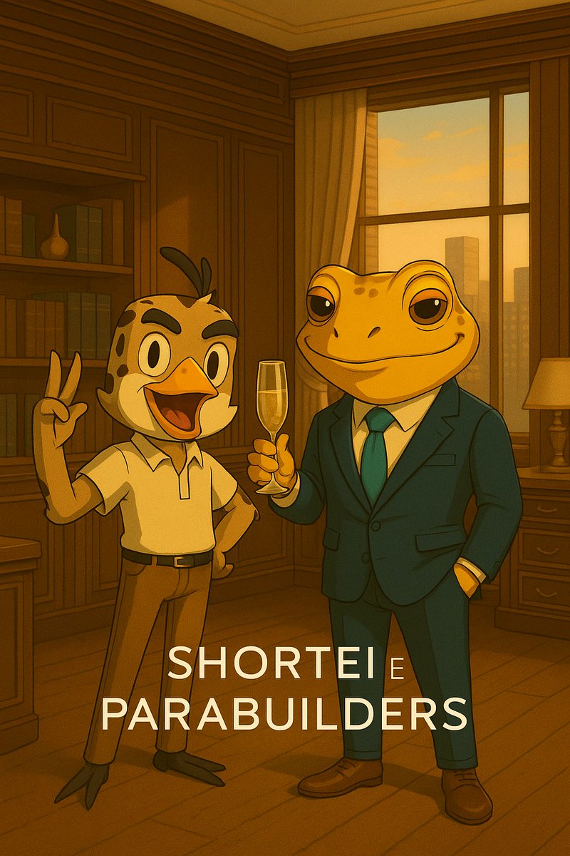 shorteioficial's tweet image. Hoje é dia de festa na Web3
A @parabuilders completa 1 ANO impulsionando builders, ideias e creators e a Shortei tá colada desde o início
Seguimos lado a lado construindo, sonhando e abrindo caminho pro futuro
Parabéns, Parabuilders! Que venham muitos anos de alegrias