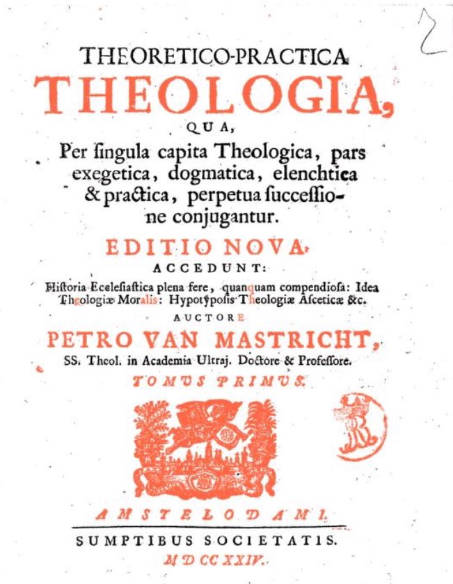 TheProtestantP's tweet image. βHe decreed to permit sin, and on account of it justly to condemn, for this end, so that in it the majesty of his justice would be made manifestβ¦β
βPetrus Van Mastricht
Theorhetical Practical Theology Vol. 3:2