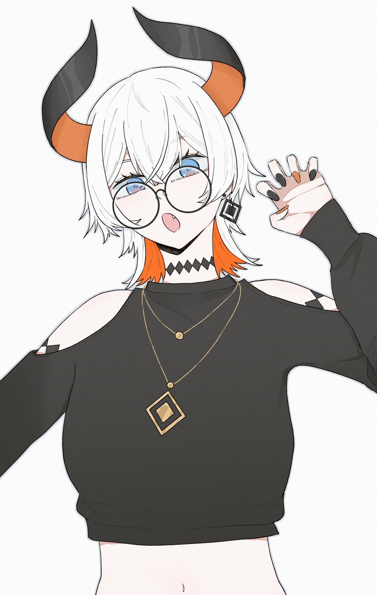 surume_334_'s tweet photo. 流石に癖詰めすぎかなってなってボツにした丸メガネウルフヘアレヴィさん https://t.co/aJIm87OjRx