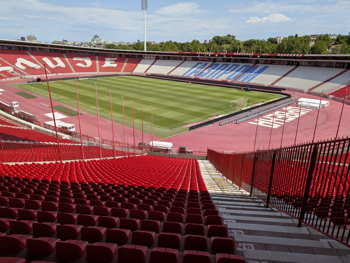 WeAreFreeLions's tweet image. The view from our away section at the Rajko Mitic Stadium in Belgrade. 

Further info about the trip itself will be out ASAP 🏴󠁧󠁢󠁥󠁮󠁧󠁿