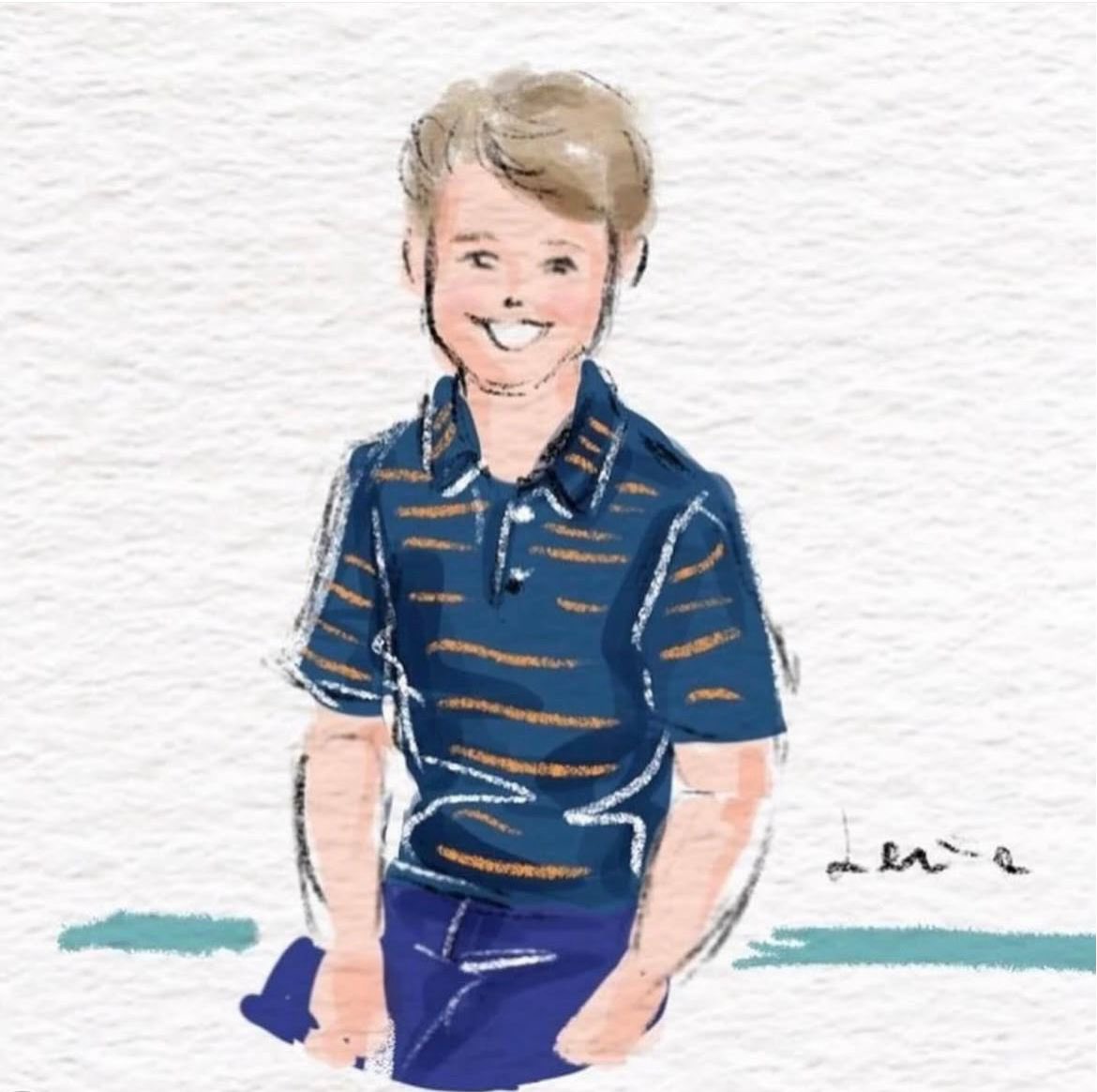 Lenillustration's tweet image. Happy birthday, Prince George!