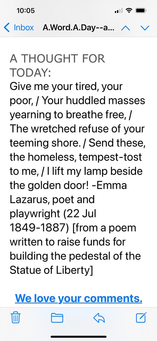 GVEMediaPR's tweet image. Still a beautiful concept. Too bad Lady Liberty is not lifting her lamp to immigrants these days…