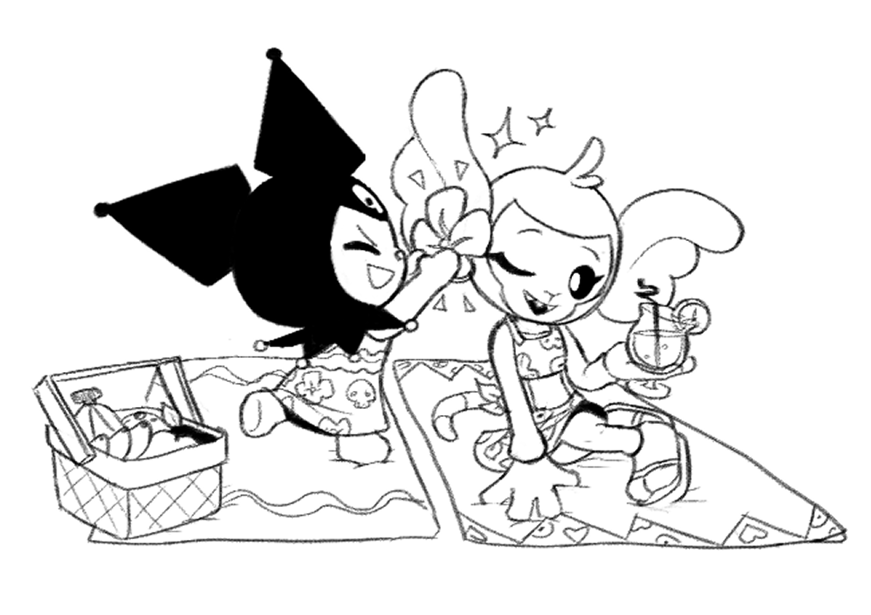 DeadLineSMB_Art's tweet image. been watching my gf play hello kitty island adventure for the past week and idk i feel like these critters would get along
#SuperMonkeyBall #Sanrio #Yoko #Kuromi