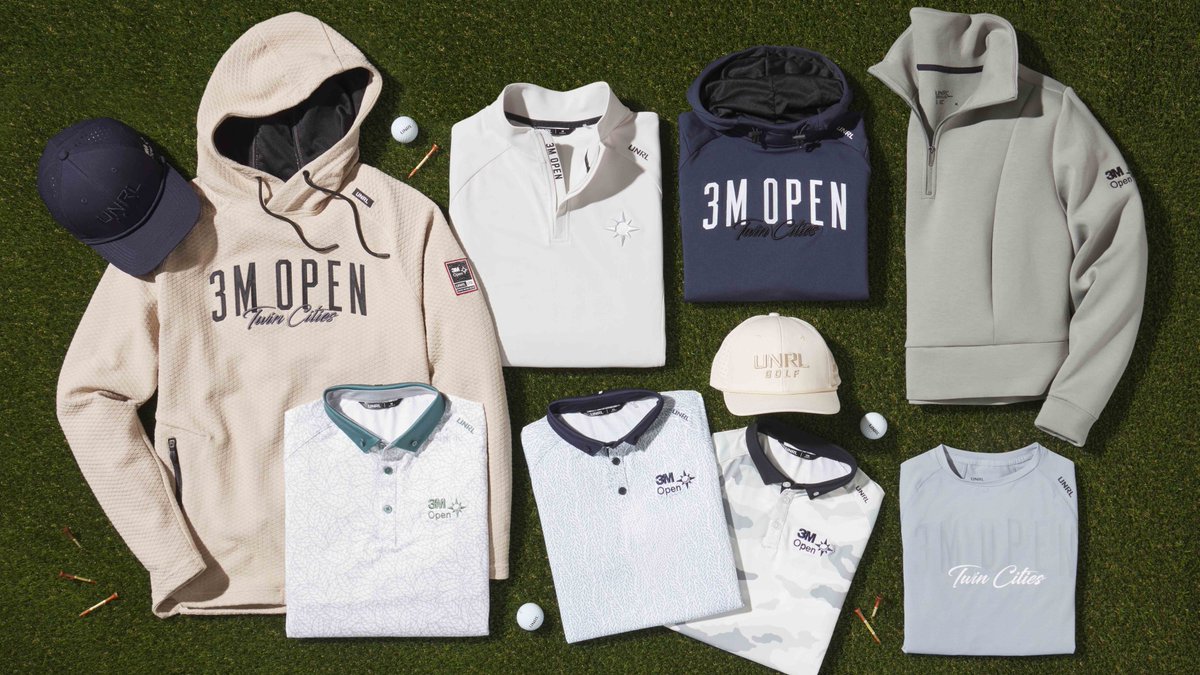 unrlco's tweet image. Minnesota made. Tournament tested.
The UNRL x 3M Open collection lands Thursday. Find these items exclusively at the FanShop this weekend only. Limited units available.