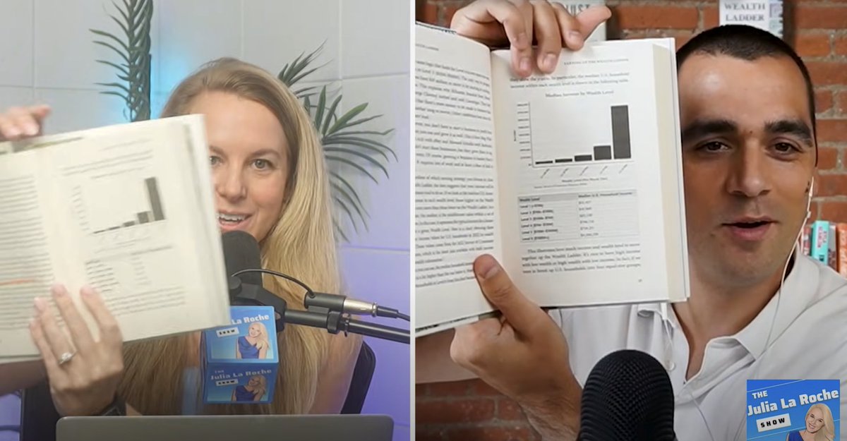 JuliaLaRoche's tweet image. Congratulations, Nick Maggiulli @dollarsanddata, on your new book, "The Wealth Ladder." 💵🪜
Nick joins me on episode 275 today!
youtu.be/0aJlmm6rM8M?si…