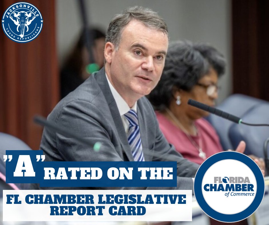JaxYRs's tweet image. SHOUT OUT to Speaker Pro Tempore @WymanDuggan on receiving an ‘A’ rating on the @FLChamber’s Legislative Report Card!
Be sure to attend our meeting on August 4th with the Speaker Pro Tempore to learn more!