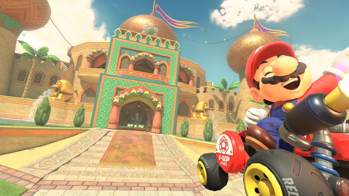 sketchmii's tweet image. How ironic that the first place I get to encounter when playing this for the first time is Princess Daisy’s Kingdom~🥰💕
#MarioKartWorld #PrincessDaisy #NintendoSwitch2