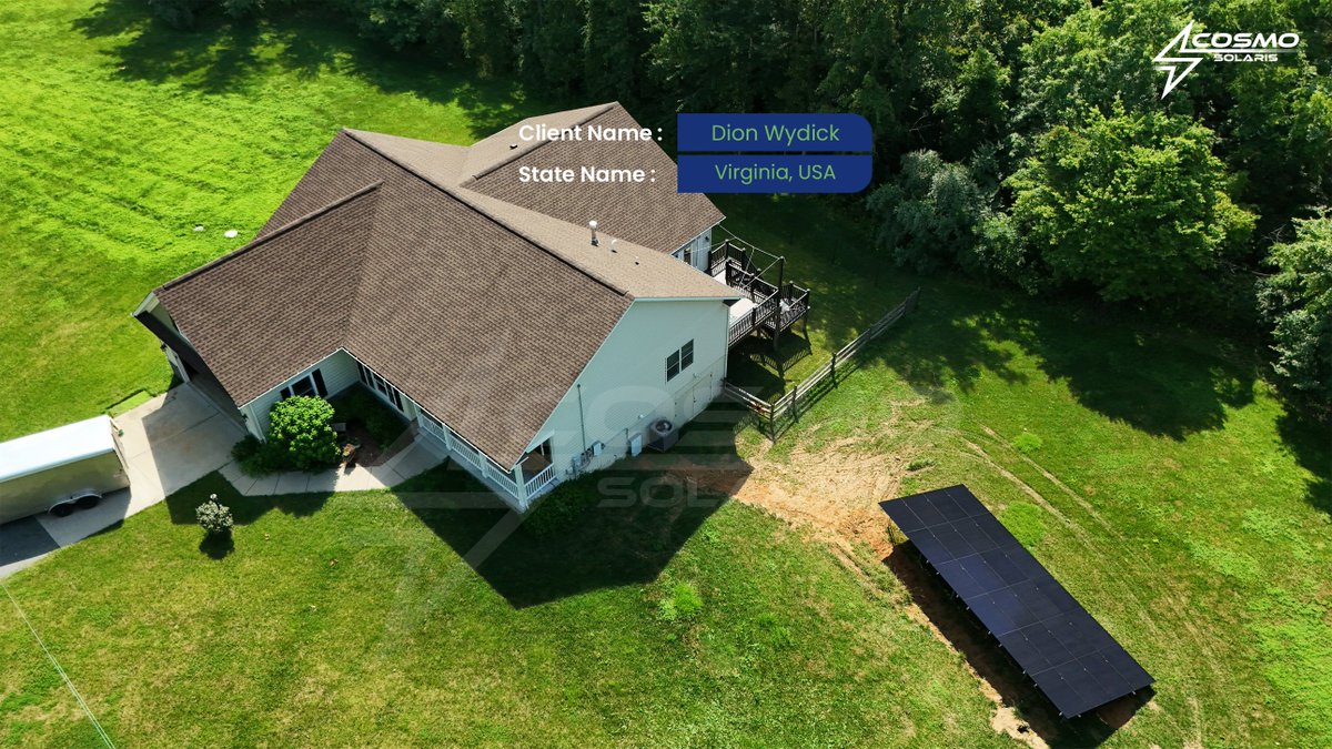 CosmoSolaris's tweet image. 𝗗𝗶𝗼𝗻 𝗪𝘆𝗱𝗶𝗰𝗸 𝗝𝗼𝗶𝗻𝘀 𝘁𝗵𝗲 𝗦𝗼𝗹𝗮𝗿 𝗥𝗲𝘃𝗼𝗹𝘂𝘁𝗶𝗼𝗻 𝘄𝗶𝘁𝗵 𝗖𝗼𝘀𝗺𝗼 𝗦𝗼𝗹𝗮𝗿𝗶𝘀 – 𝗥𝗶𝗴𝗵𝘁 𝗳𝗿𝗼𝗺 𝗩𝗶𝗿𝗴𝗶𝗻𝗶𝗮! 🌱

Driven by the desire to cut energy costs and protect the planet, 𝗗𝗶𝗼𝗻 𝗪𝘆𝗱𝗶𝗰𝗸 made the switch to solar with Cosmo…