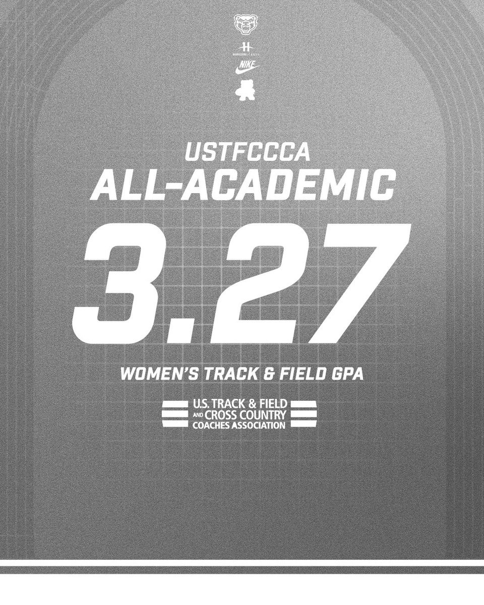 Congrats to our Women’s squad on being named to the USTFCCA All-Academic Team honors!