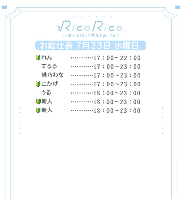 RicoRico. 僕らは推しの夢見る迷い猫໒꒱ りこりこ 