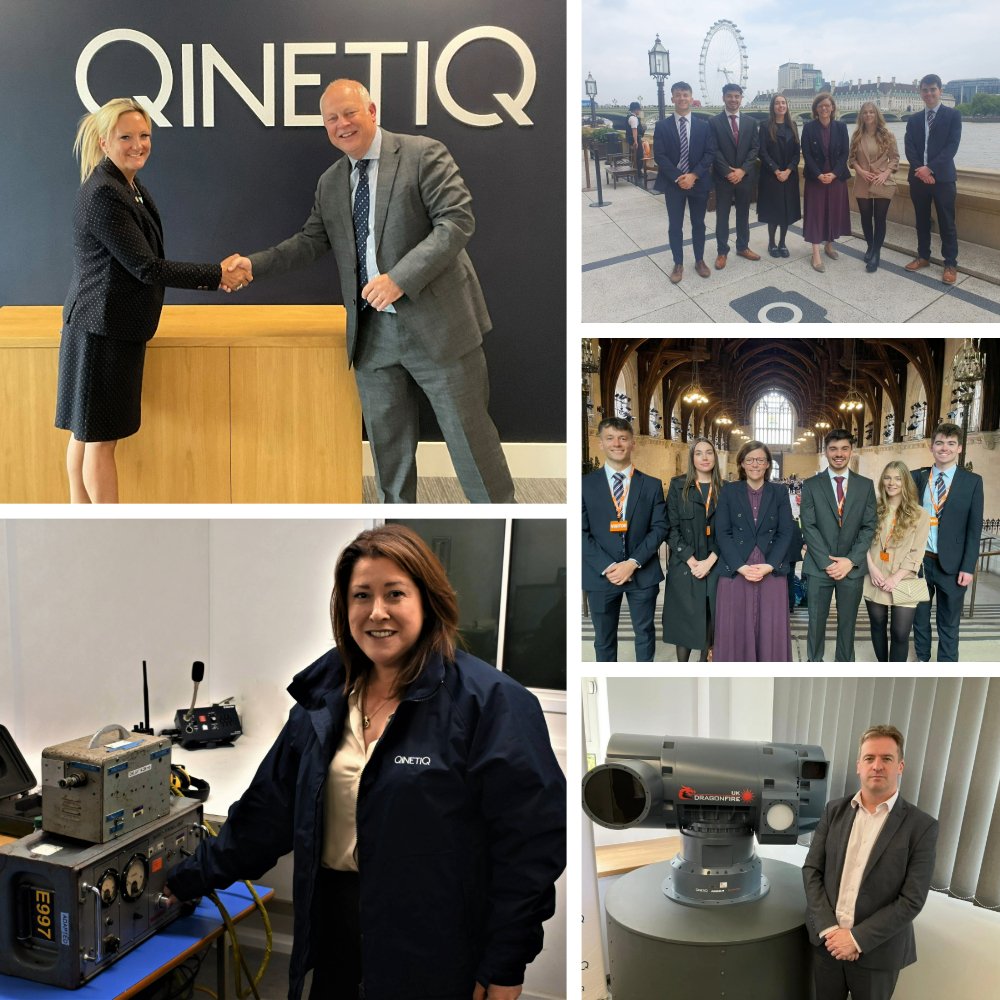 QinetiQ's tweet image. Government and industry working in partnership is vital to drive innovation in defence technology and accelerate the delivery of capability for our armed forces. @AmandaMartinMP @GraemeDownieMP @meaglemp @Ms_Alex_Baker @MScroghamMP
