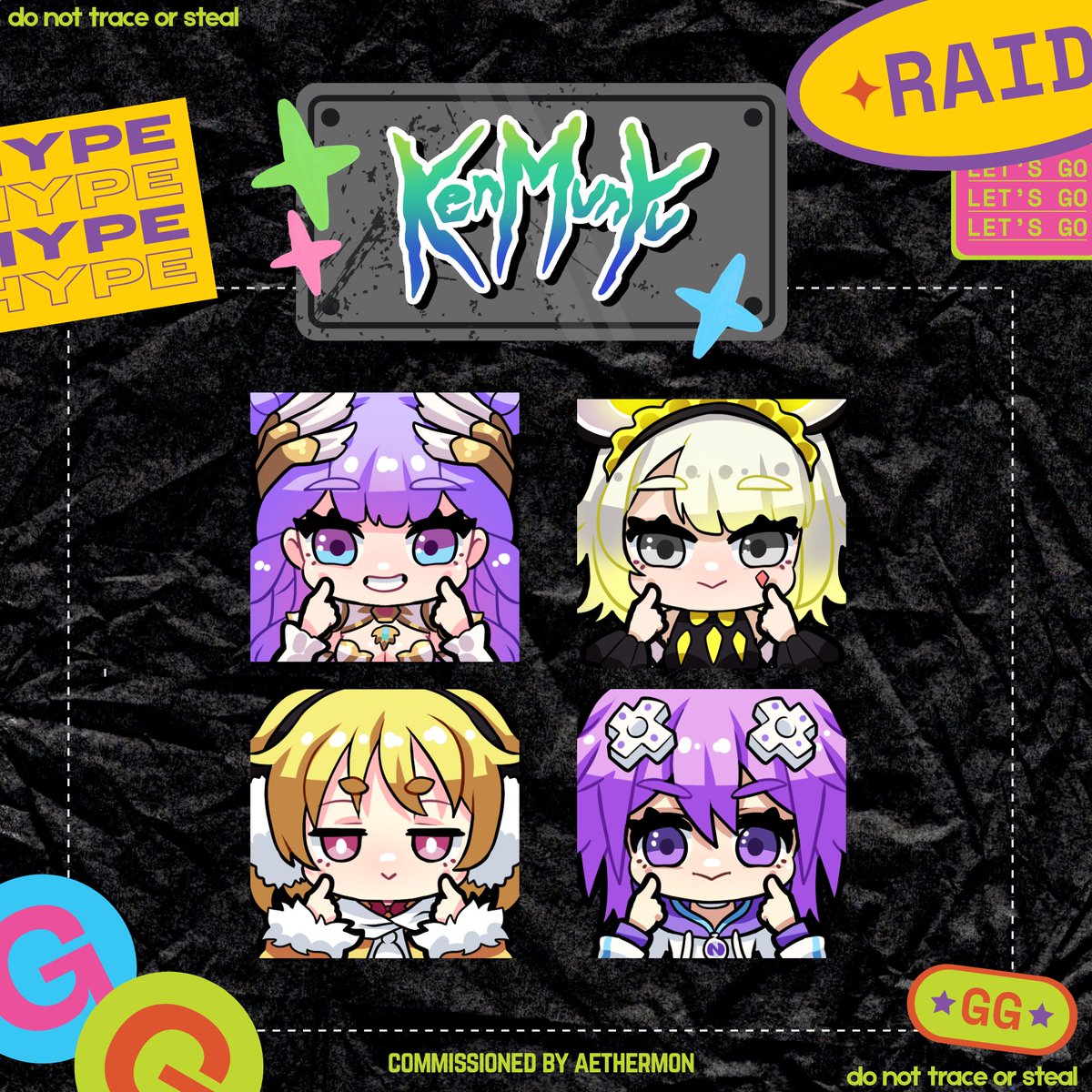 kenmunyu's tweet image. ✨ Emotes Commission ✨

🌱$5 each
🌱minimum of 4 emotes per order

💌DM me if interested!
#Emotes #commissions #commisionsopen #Vtubers #VTuberAssets