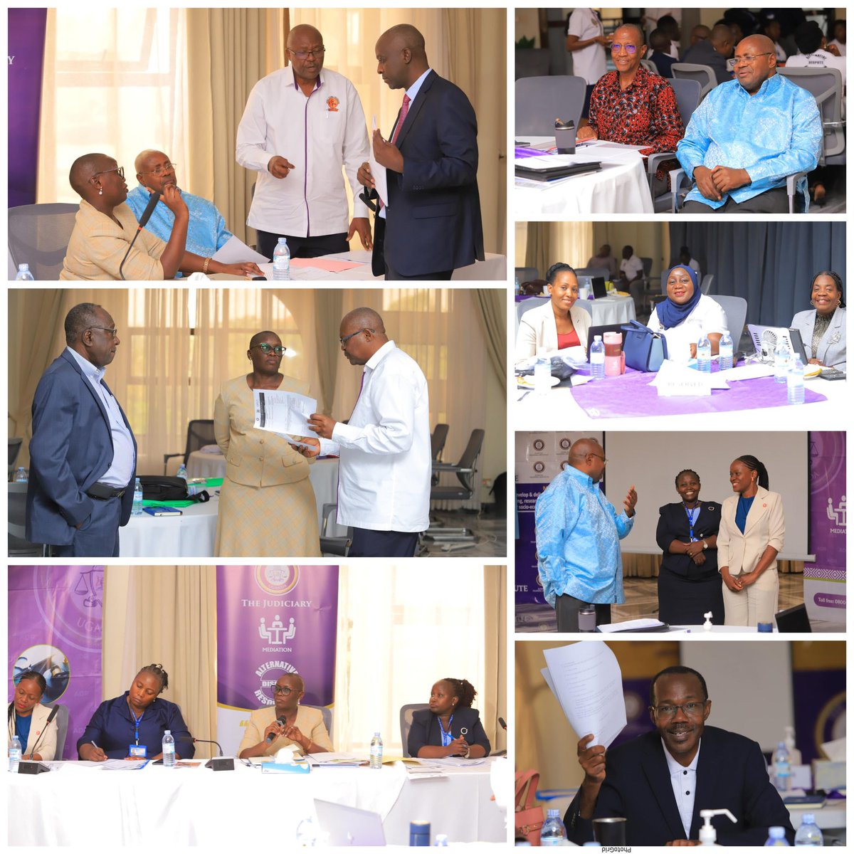 JudiciaryUG's tweet image. Day two of the ongoing Case Management and Alternative Dispute Resolution (ADR) training for Judicial Officers from the Western Region organised by the Judicial Training Institute (JTI) is underway at Las Vegas Garden Hotel, Mbarara, with a focus on practical skills in plea…