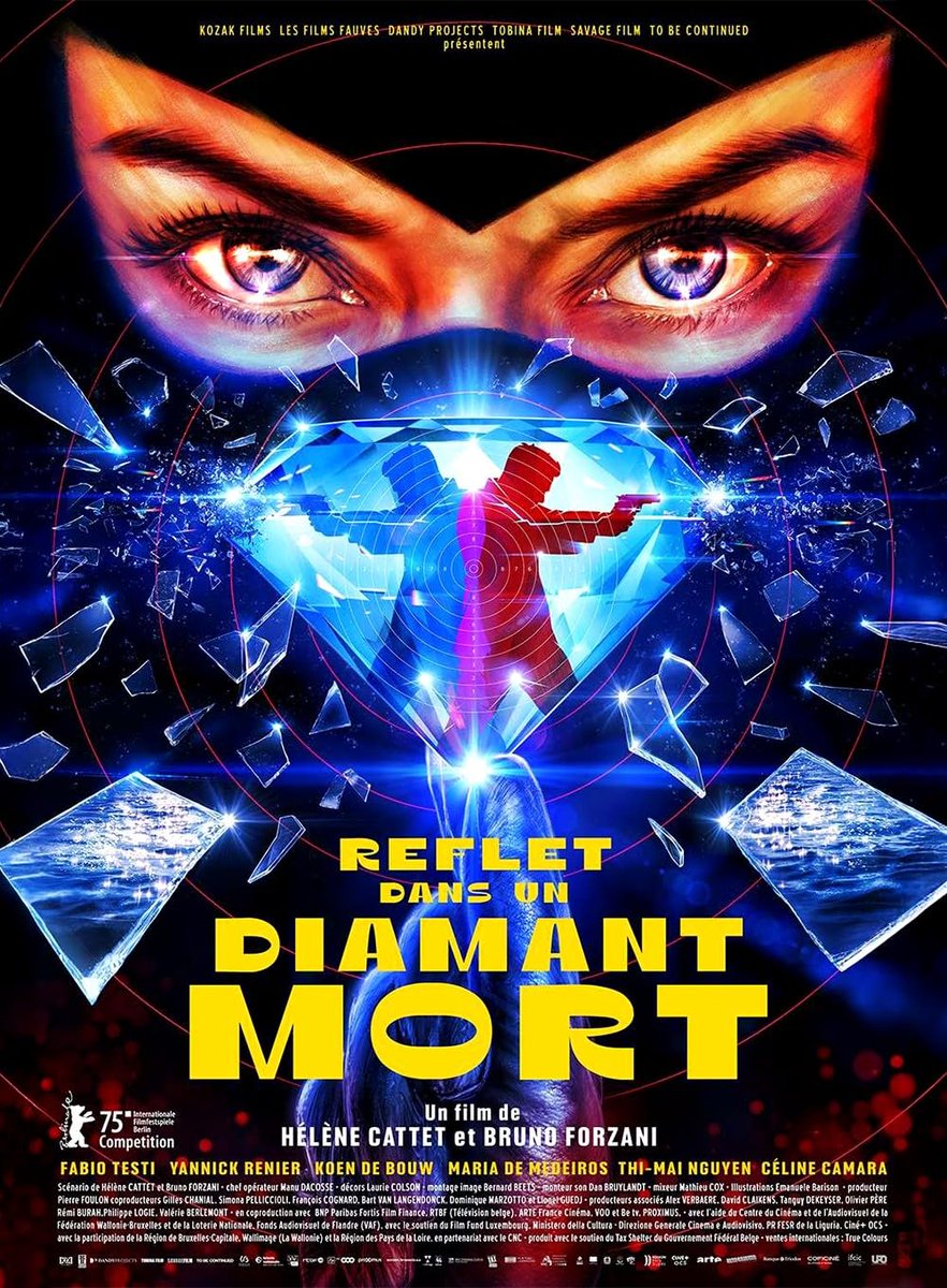 Teddy_Devisme's tweet image. Film du jour : REFLET DANS UN DIAMANT MORT de Hélène Cattet et Bruno Forzani